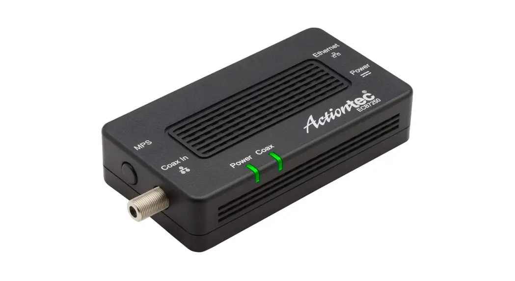 Actiontec Moca Network Adapters Ecb7250 Kit User Guide