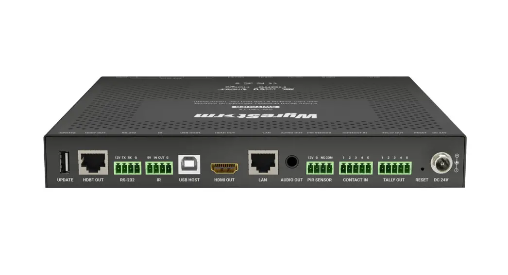 Wyrestorm Sw-740-tx 4-input Desk-mounted 4k/60 Hd Baset Presentation Switcher User Guide Wyrestorm Sw-740-tx 4-input Desk-mounted 4k/60 Hd Baset Presentation Switcher User Guide