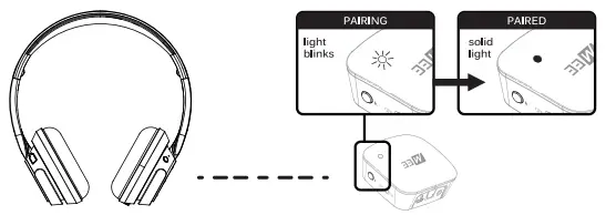 PAIRING WITH BLUETOOTH HEADPHONES