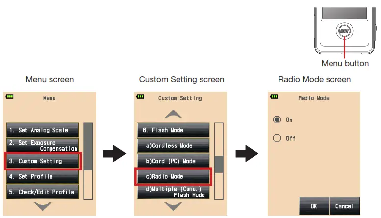SEKONIC LiteMaster Pro 478DR-U-PX Light Meter for Phottix Strato II System - Functions