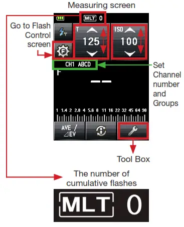 SEKONIC LiteMaster Pro 478DR-U-PX Light Meter for Phottix Strato II System - ISO icon