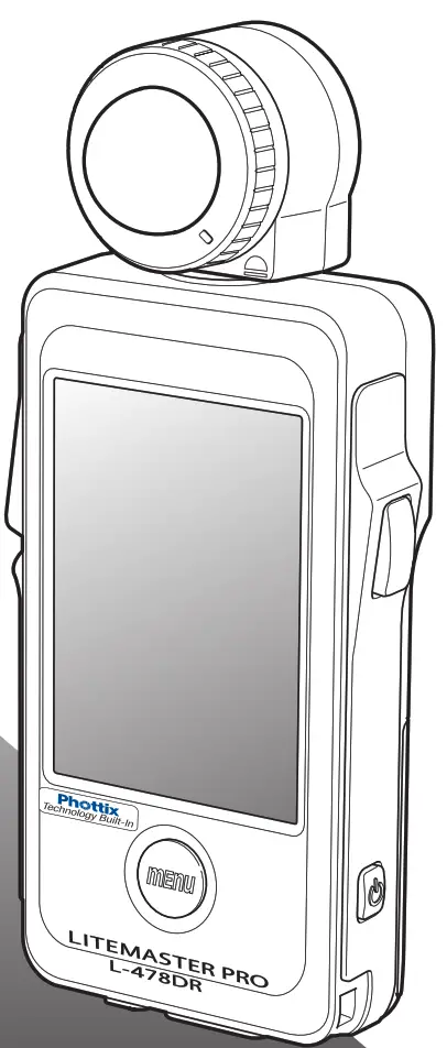 SEKONIC LiteMaster Pro 478DR-U-PX Light Meter for Phottix Strato II System