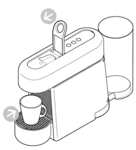 NESPRESSO Essenza Plus D Cherry Red -- Close