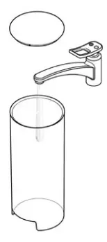 NESPRESSO Essenza Plus D Cherry Red -- Empty and