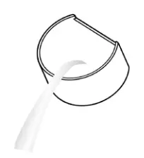 NESPRESSO Essenza Plus D Cherry Red -- Empty the