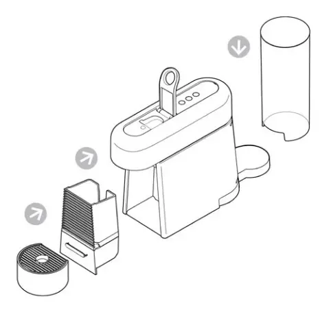 NESPRESSO Essenza Plus D Cherry Red -- Place