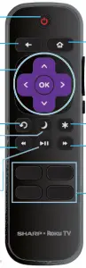 sharp remote
