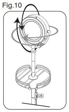 Homedics M-8101F illuminated beauty mirror spa REFLECTIVES - Fig.10