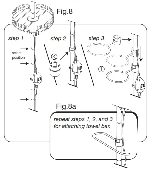 Homedics M-8101F illuminated beauty mirror spa REFLECTIVES - Fig.8