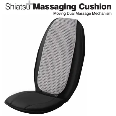 Homedics Sbm-360 Shiatsu + Massaging Cushion Instruction Manual And Warranty Information