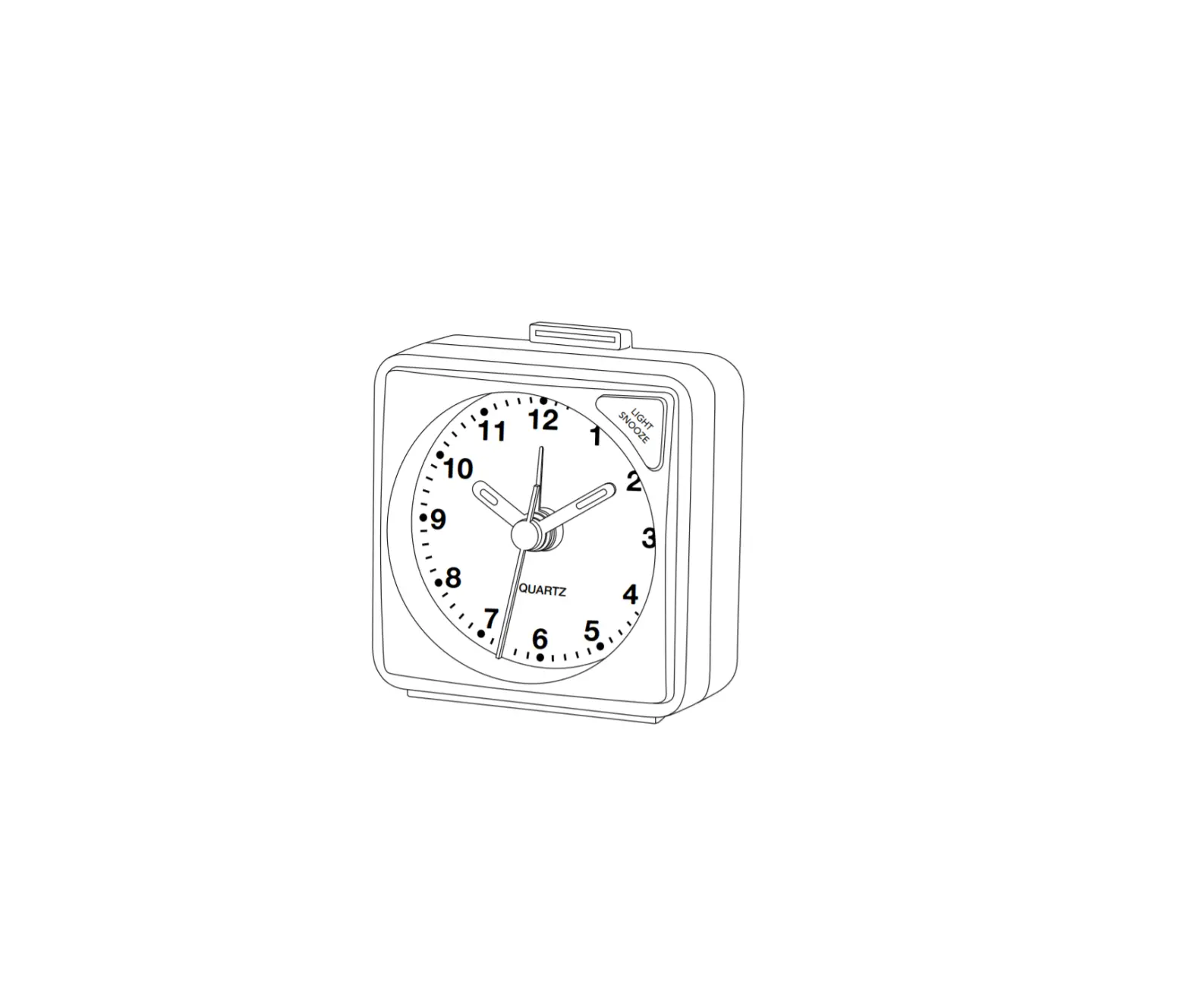 Hama Travelling Alarm Clock A50 Instruction Manual
