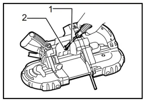 makita DPB180 Cordless Portable Band Saw - Screwdriver