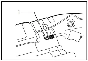 makita DPB180 Cordless Portable Band Saw - Speed adjusting