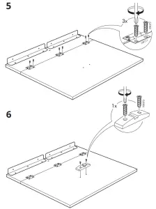 IKEA NORBERG Wall Mounted Drop Leaf Table - 7