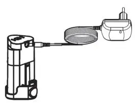 Westfalia 937373 Li-Ion Battery Rain Barrel Pump with Telescopic Suction Tube Instruction Manual - Charging the Battery
