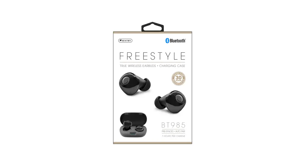 Sentry Industries Bt980 Wire-free Earbuds User Guide