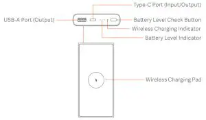 Xiaomi BHR5460GL 10W Wireless Power Bank 10000 - figure 1