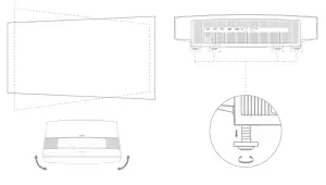 XGIMI XM03A Aura 4K Ultra Short Throw Laser Projector - fig
