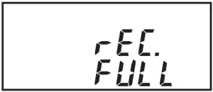 Messages on LCD Screen