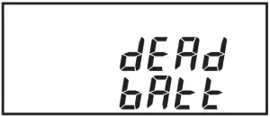 Messages on LCD Screen