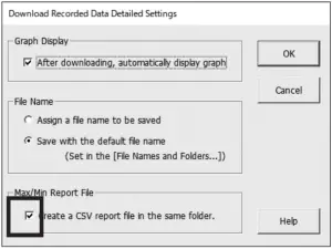 Viewing Recorded Data