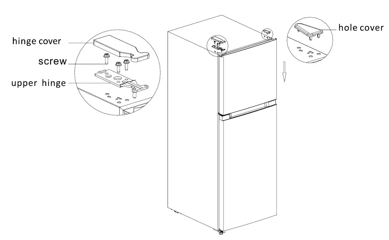 anko ATM203S 203 Litre Top Mount Refrigerator and Freezer-12