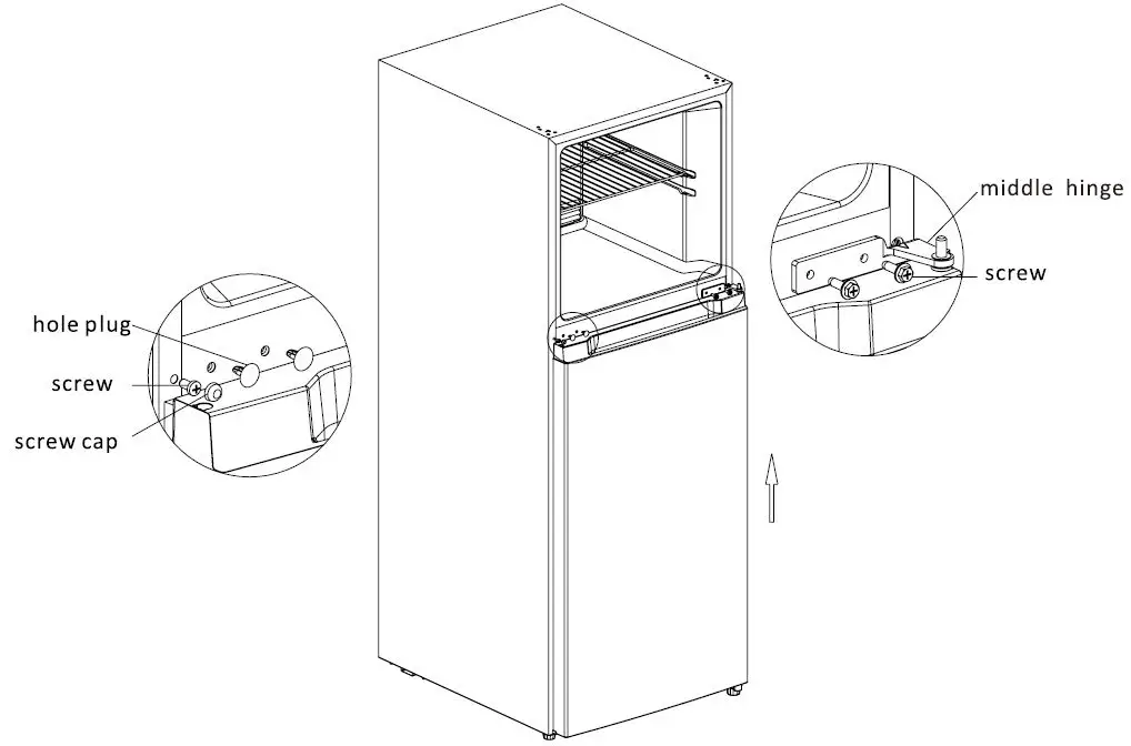 anko ATM203S 203 Litre Top Mount Refrigerator and Freezer-8
