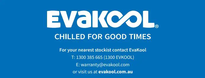 Evakool Koolmate - Logo and address