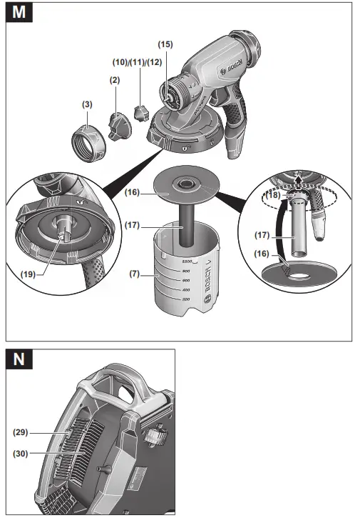 BOSCH PFS 5000 E Spray Paint System - Fig 4