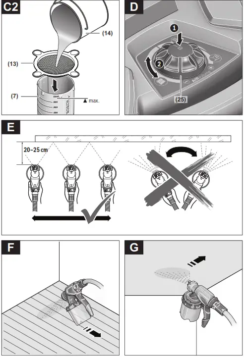 BOSCH PFS 5000 E Spray Paint System - Fig2