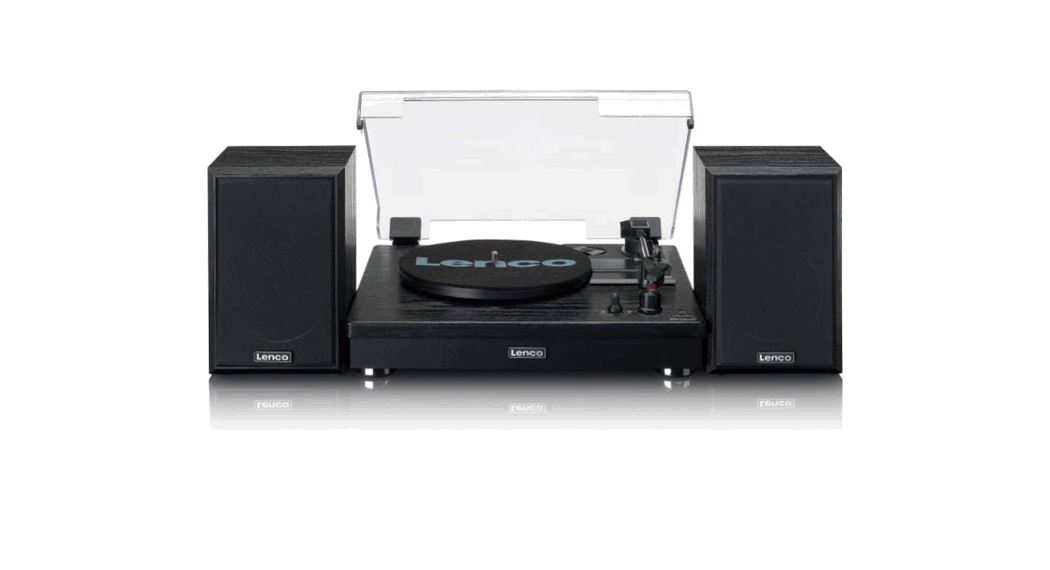 Lenco Ls-101 Turntable With Bluetooth Reception/transmission And Wooden Speakers User Manual