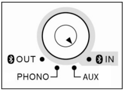 Lenco LS 101 Turntable with Bluetooth Reception Transmission and Wooden Speakers - INmode