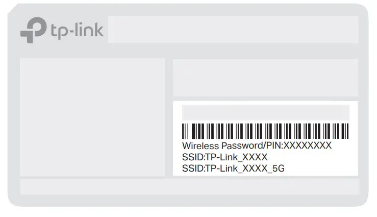 tp-link AX73 AX5400 Wi Fi 6 Router - wirelessly bar code