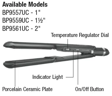 BaByliss PRO BP9557UC Professional Straightener fig 1