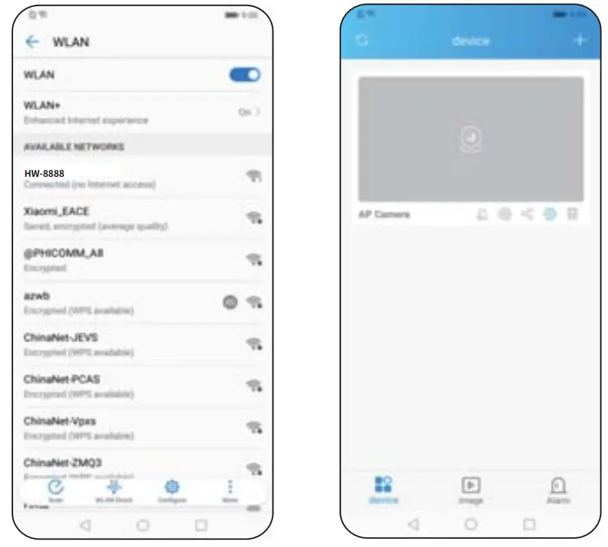 Shenzhen Huang Wei Technology H5 WiFi Camera - app1