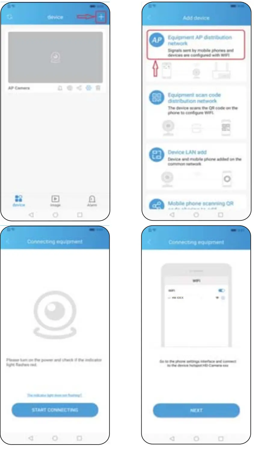 Shenzhen Huang Wei Technology H5 WiFi Camera - app2