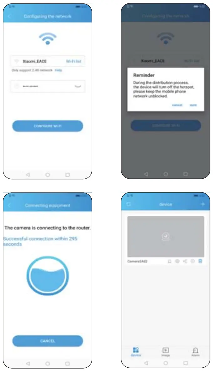 Shenzhen Huang Wei Technology H5 WiFi Camera - app3