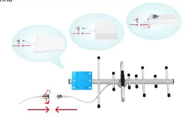 Shenzhen Tongwei Electronics KA TB01 Cell Phone Signal Booste - outdoor Tube Antenna and indoor whip Antenna over view 1
