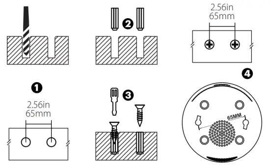 onn 100025111 Disco Lamp Speaker with Color White LED Lighting - fig