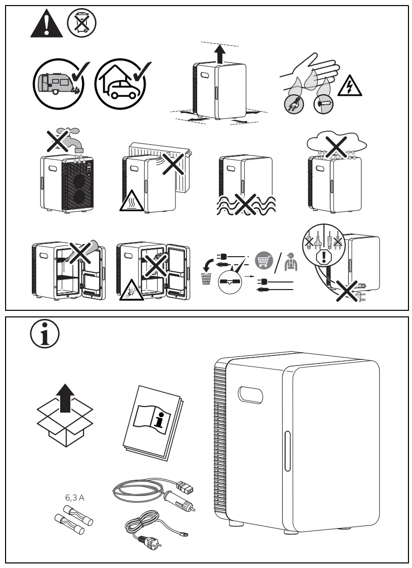 Coca Cola MBF20 Classic 20 I Thermoelectric Mini Fridge - fig