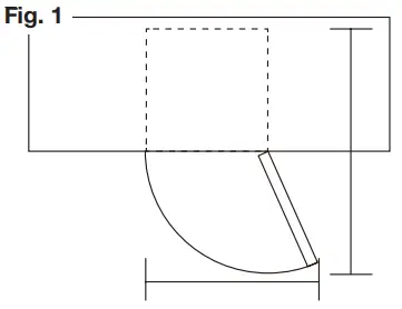 STIRLING STR H239W1 242 L Upright Fridge - Fig. 1