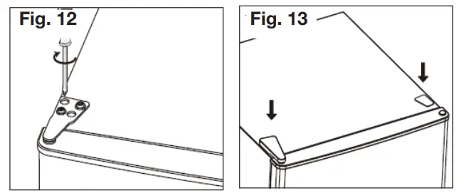 STIRLING STR H239W1 242 L Upright Fridge - Fig. 12