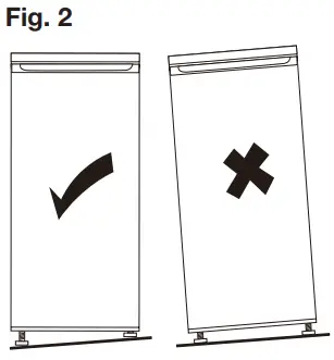 STIRLING STR H239W1 242 L Upright Fridge - Fig. 2