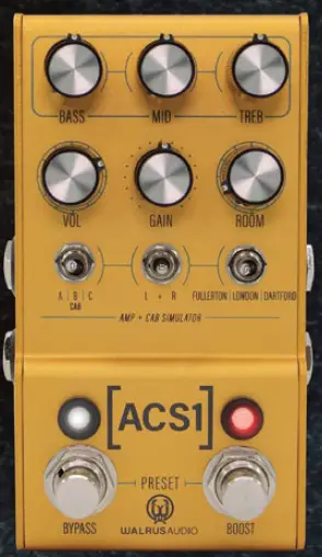 WALRUS AUDIO ACS1 Mako Series Amplifier + Cab Simulator 2