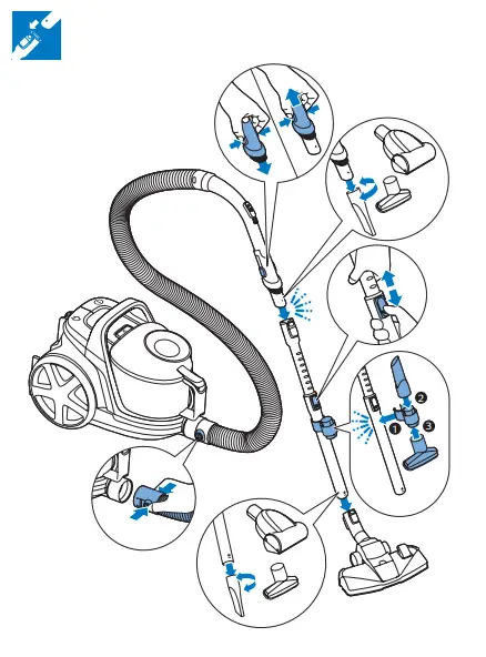 PHILIPS-FC9557-Series-Cylinder-Vacuum-Cleaner-2