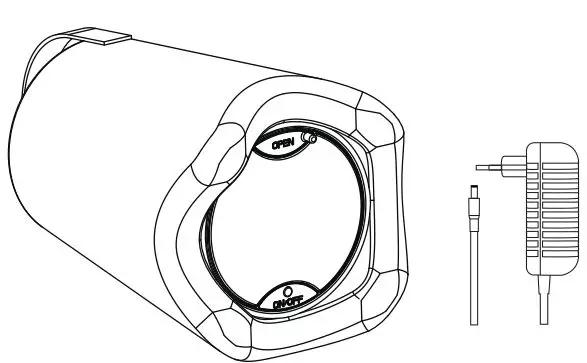 LeZen LED Speaker Ice Bucket Plant Vase - CHARGING