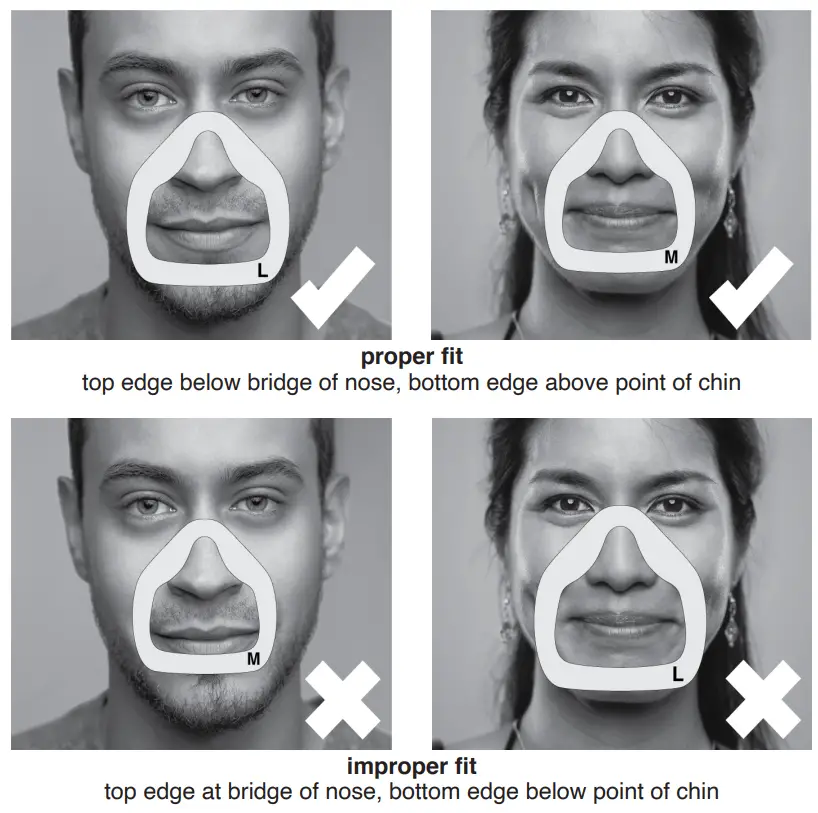 ZSHIELD reveal ZClear Anti Fog Paste Mask - proper fit