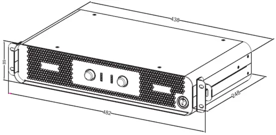 SAE TX800 TX1200 TX2400 TX3600 TX Series Power Amplifier - Fig 9