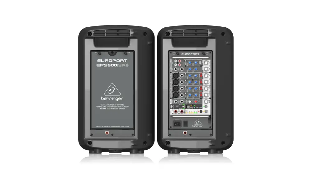 Behringer Ultra-compact 500-watt 8-channel Portable Pa System User Guide