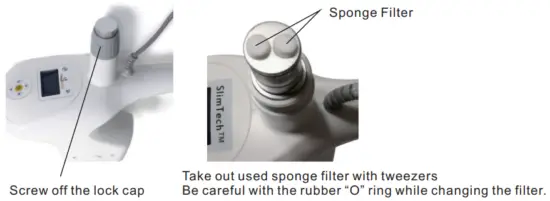 AAOCARE HKS909 Slim Tech Radio Frequency Vacuum Massage Roller - Contol Panel 1